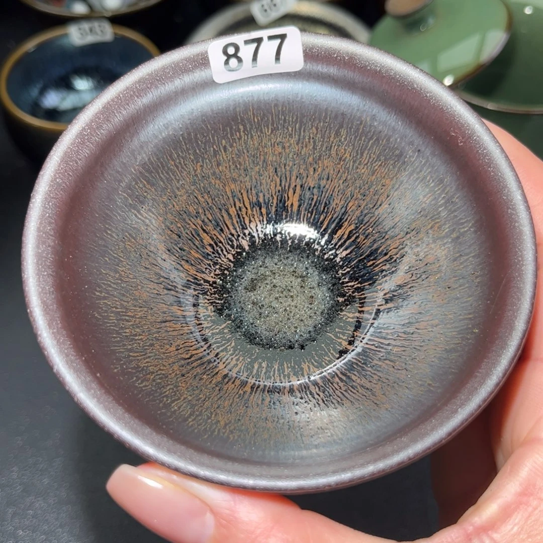 茶盏877 建盏单盏放大漏……