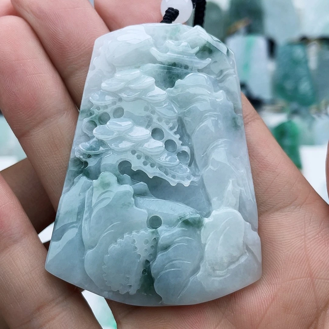 颈饰未镶嵌翡翠翡翠