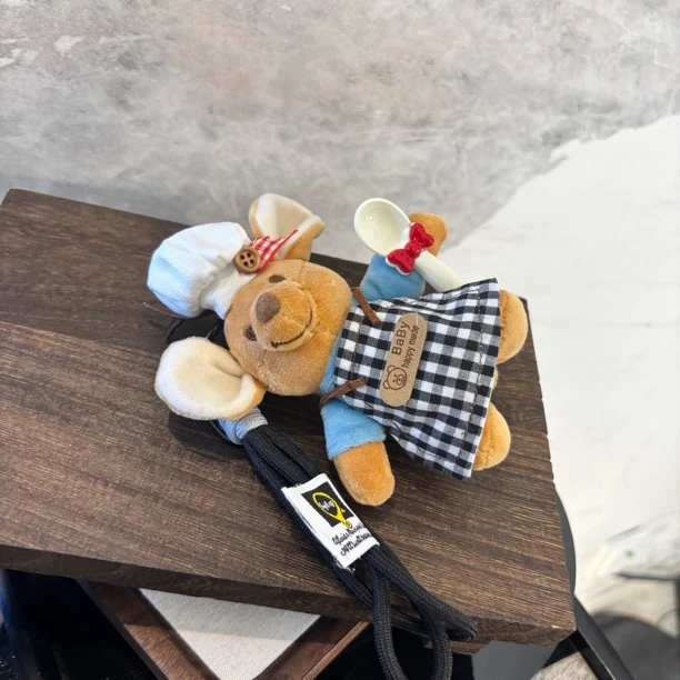 可爱厨师拿勺子挂件YS183