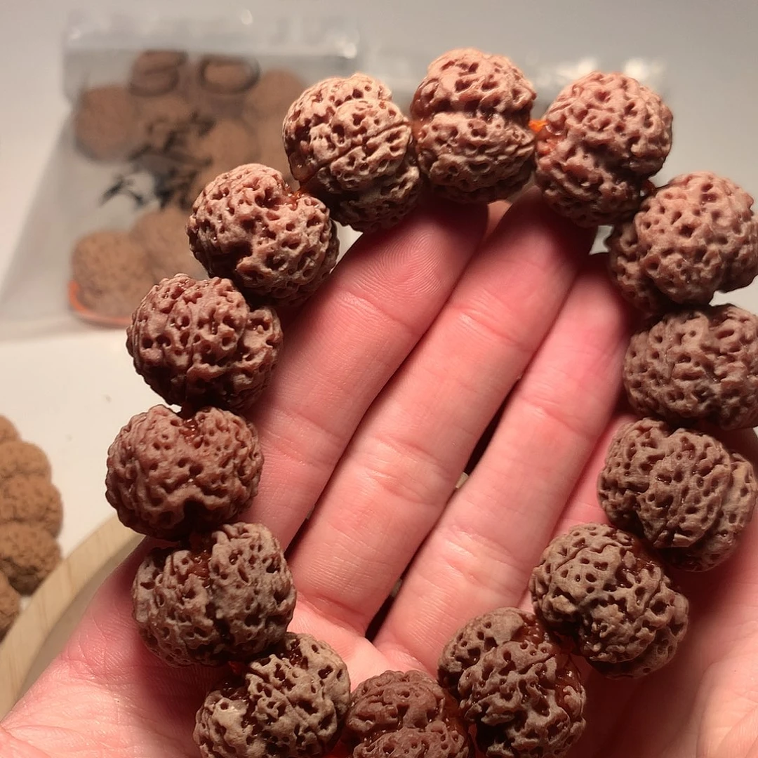 金刚菩提手串用****422梁龙爪梅花超头