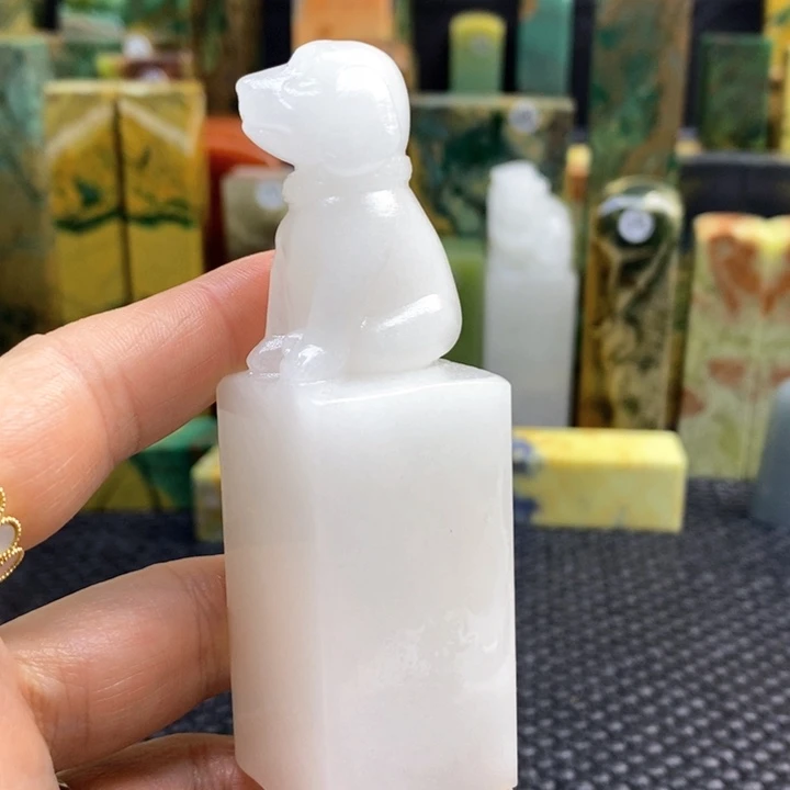 云南石青田石印章石