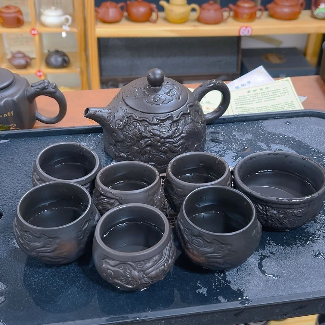 茶壶紫砂紫砂壶一壶7杯