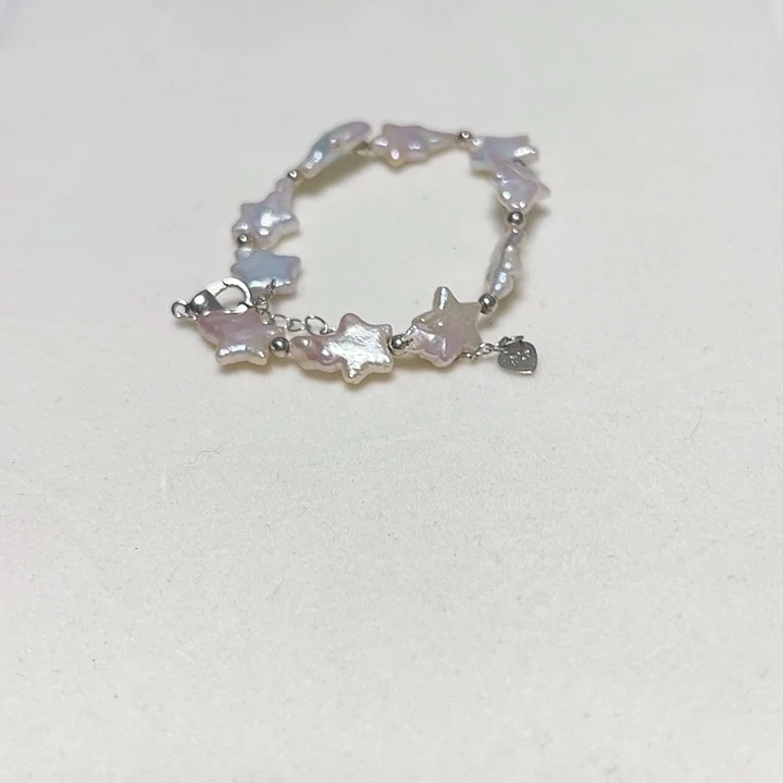 钛钢手绳淡水珍珠