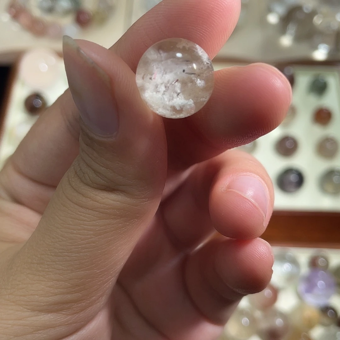 未镶嵌水晶手链白幽灵默认不打孔