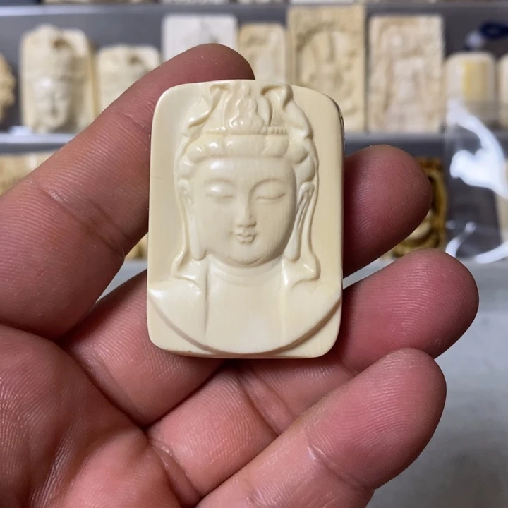 天然猛犸牙雕刻品