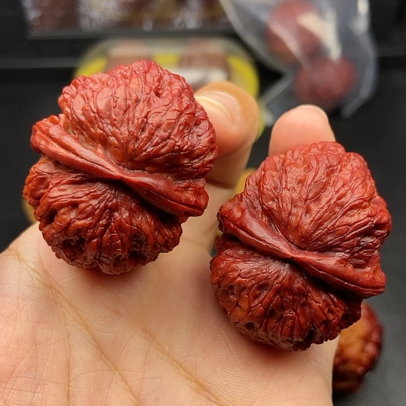 【闪购商品】把件文玩核桃40尺铁狮子头