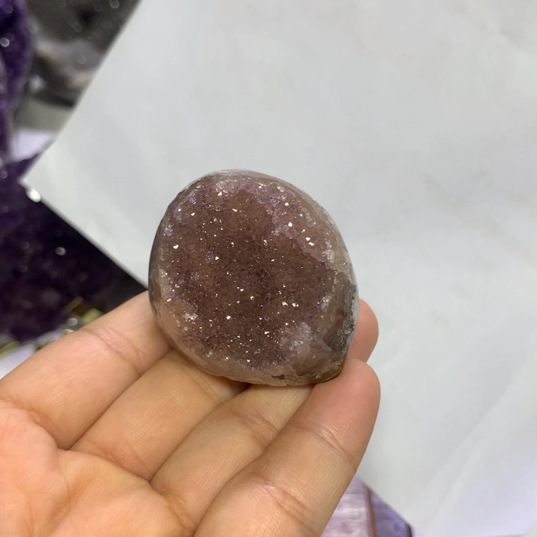 紫晶摆件未镶嵌水晶