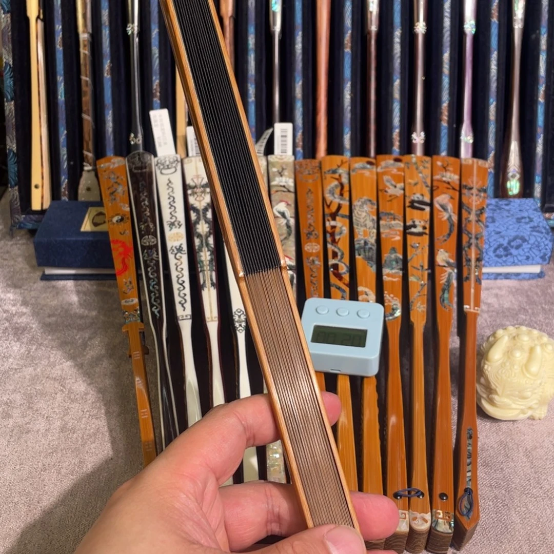 扇子手工制作工艺精湛