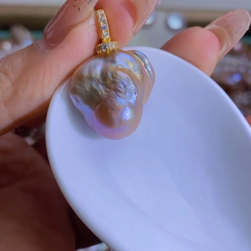 【闪购商品】淡水珍珠天然淡水珍珠合金