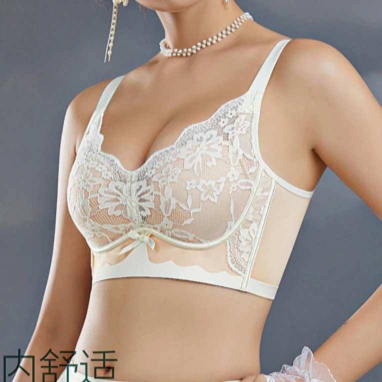 【繁花似锦·院线级别调整型】BC杯小胸聚拢上托无钢文胸9222