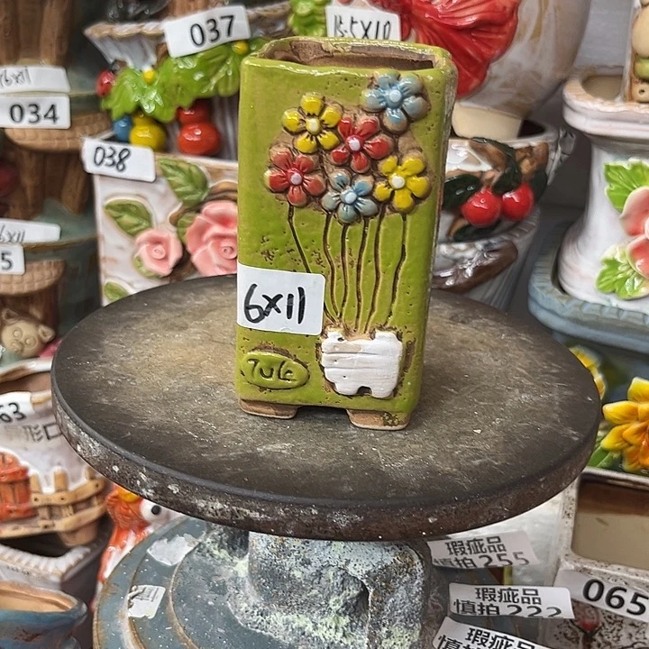 粗陶材质多肉花盆