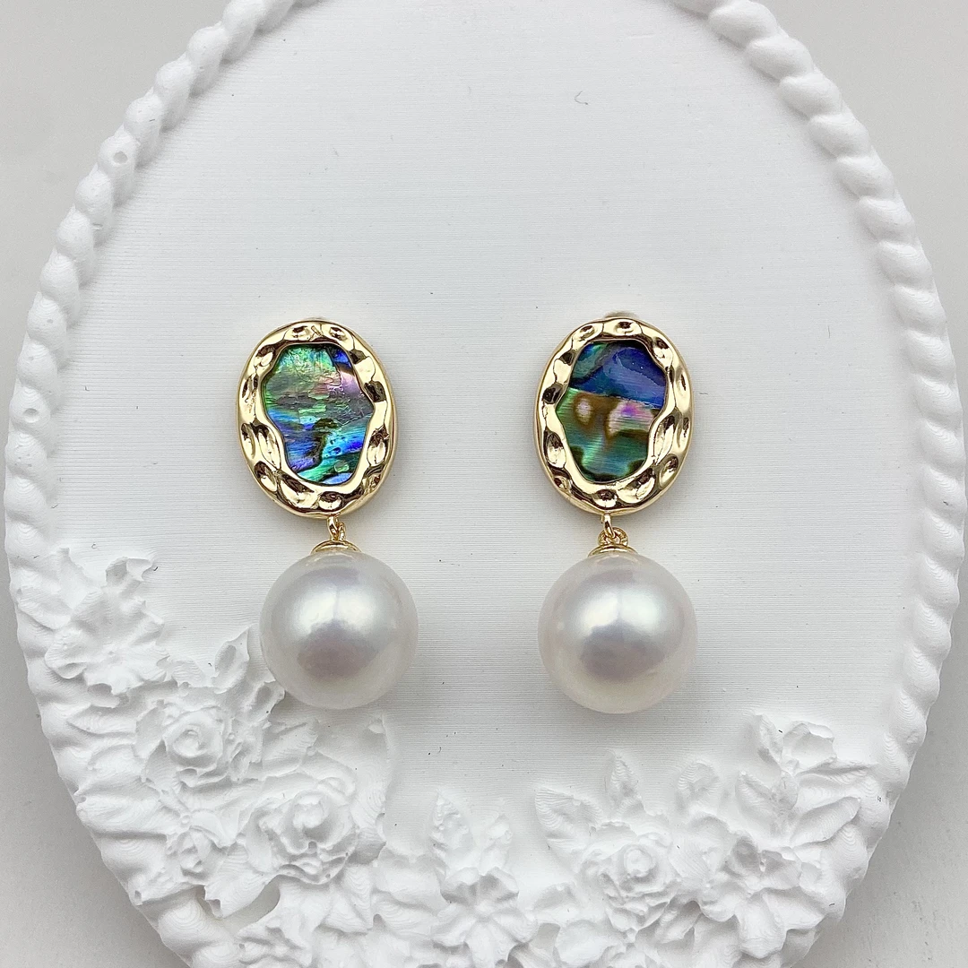 天然淡水珍珠耳饰   ED1021