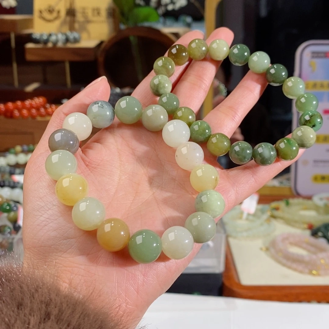 和田玉手串多样性拍一发一未镶嵌