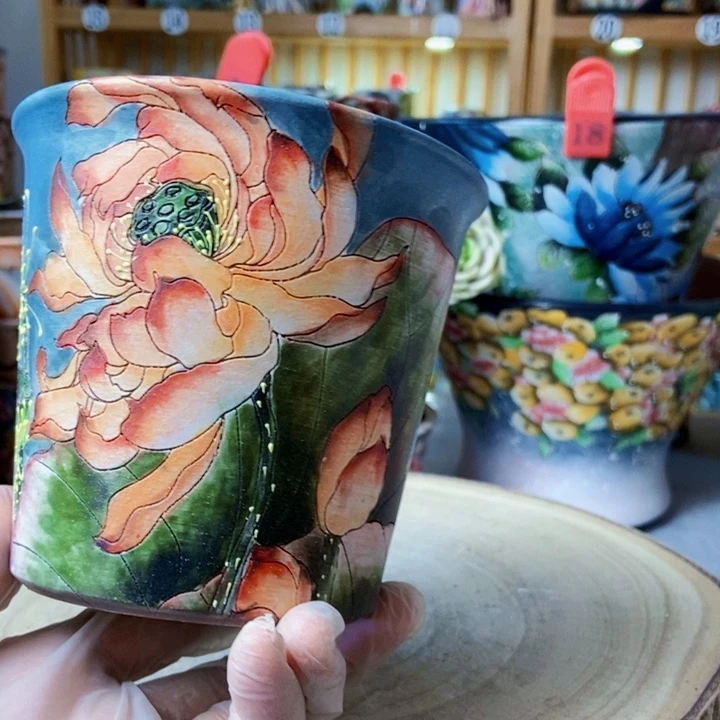 景德镇艺术手绘作品