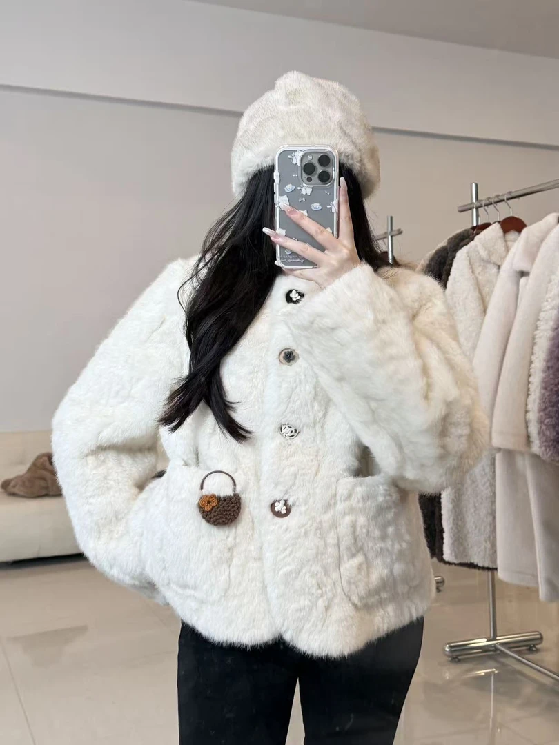 25年心悸毛毛帽子保暖少女可爱环保帽子女