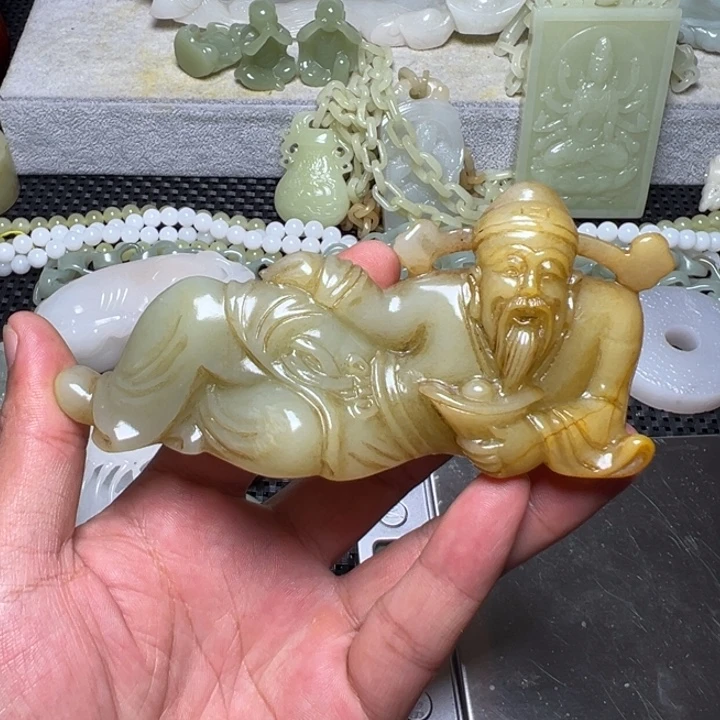 博***酒吊坠(不含链)未镶嵌和田玉