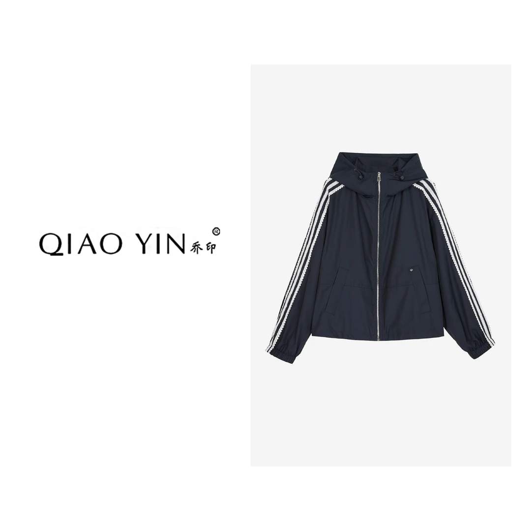 QIAO YIN“外套“气质短款时尚休闲女士设计师潮流QY26768