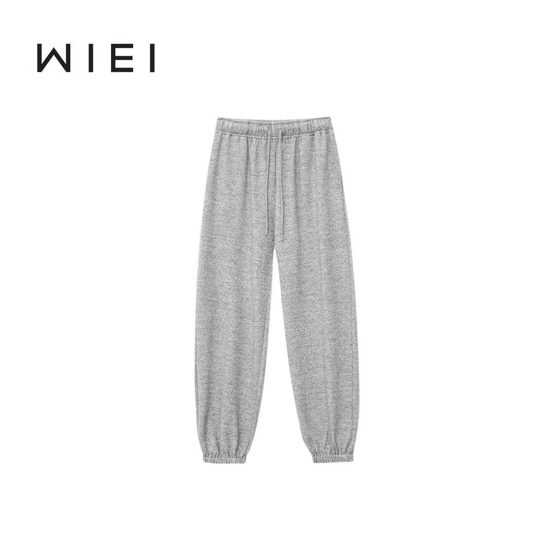 《WI EI》随行裤*ROW极简 羊毛随性松弛束脚裤24013