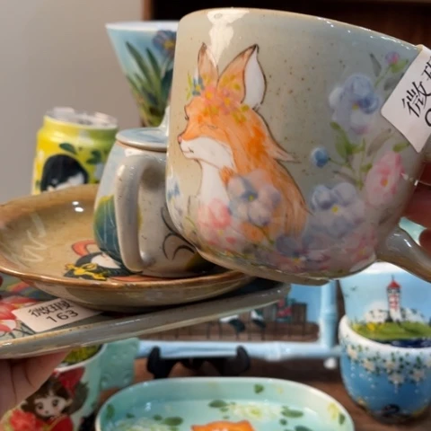 炉景德镇釉下手绘陶瓷