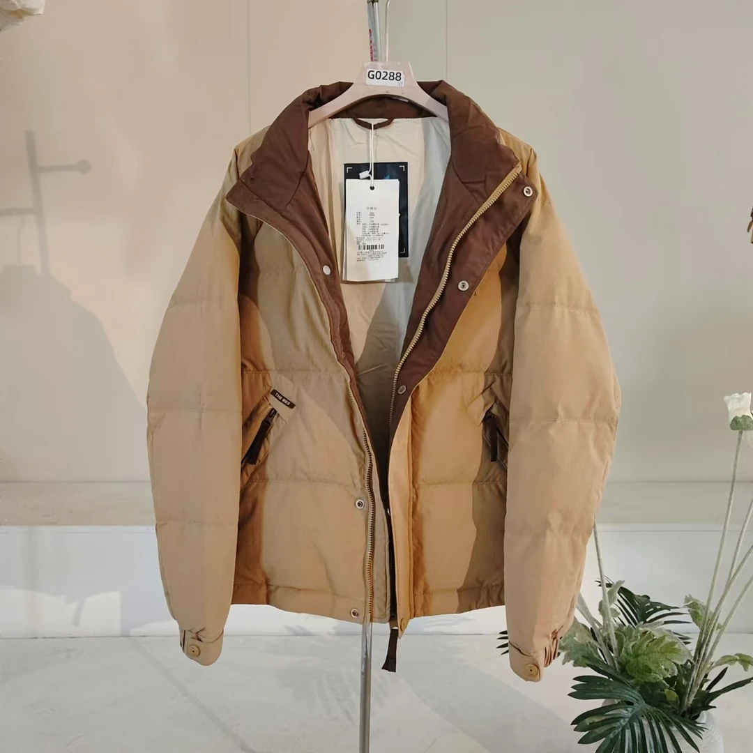 【大飞自营】 G 0288 男女同款羽绒服休闲百搭拼接秋冬加厚运动