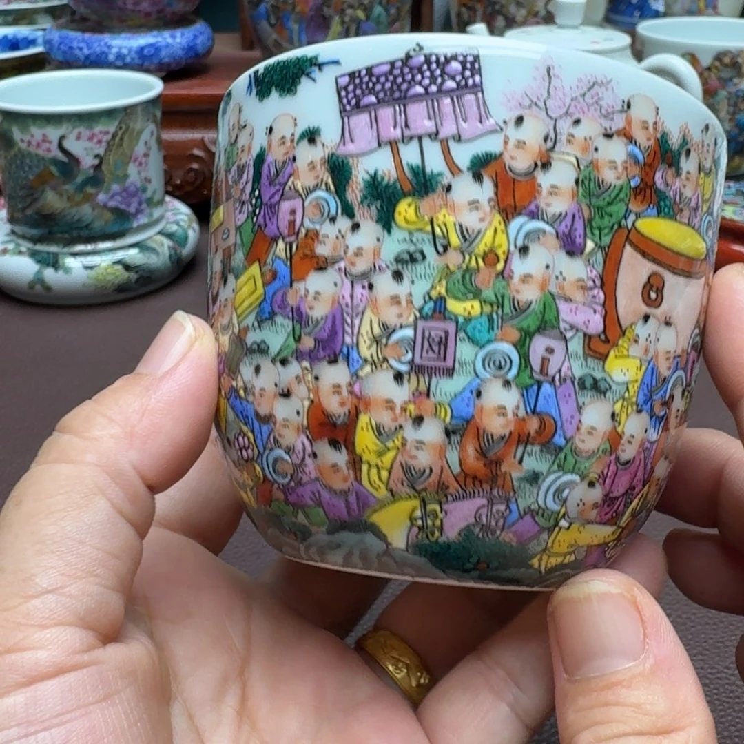 景德镇手工手绘展示