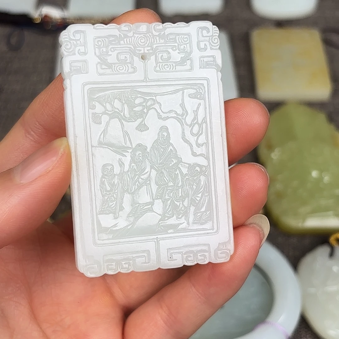 和田玉（糖玉）未镶嵌挂件