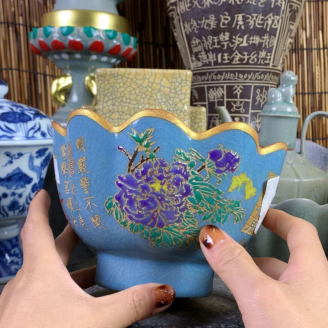 摆件瓷器真的很好看的