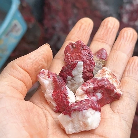 【闪购商品】天然辰砂浅*天然原矿朱砂毛料