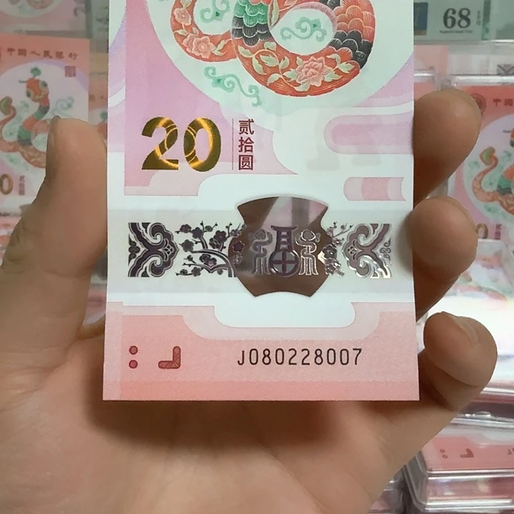 塑料小蛇钞号码020228007