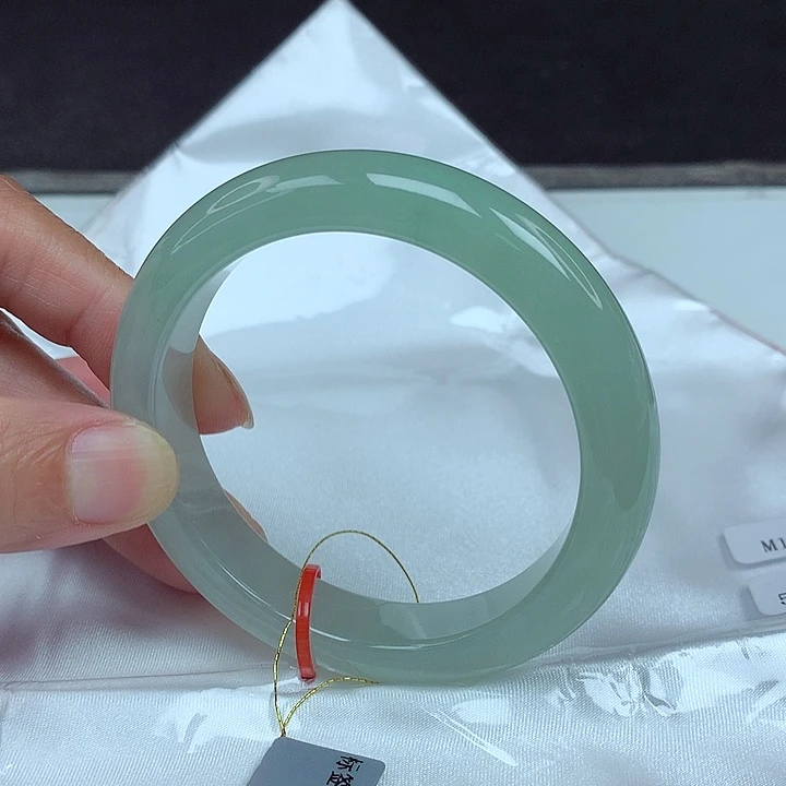 翡翠未镶嵌手镯56圈4939