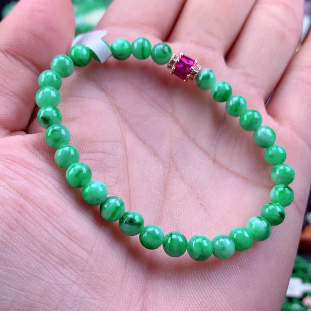 未镶嵌手链翡翠手串