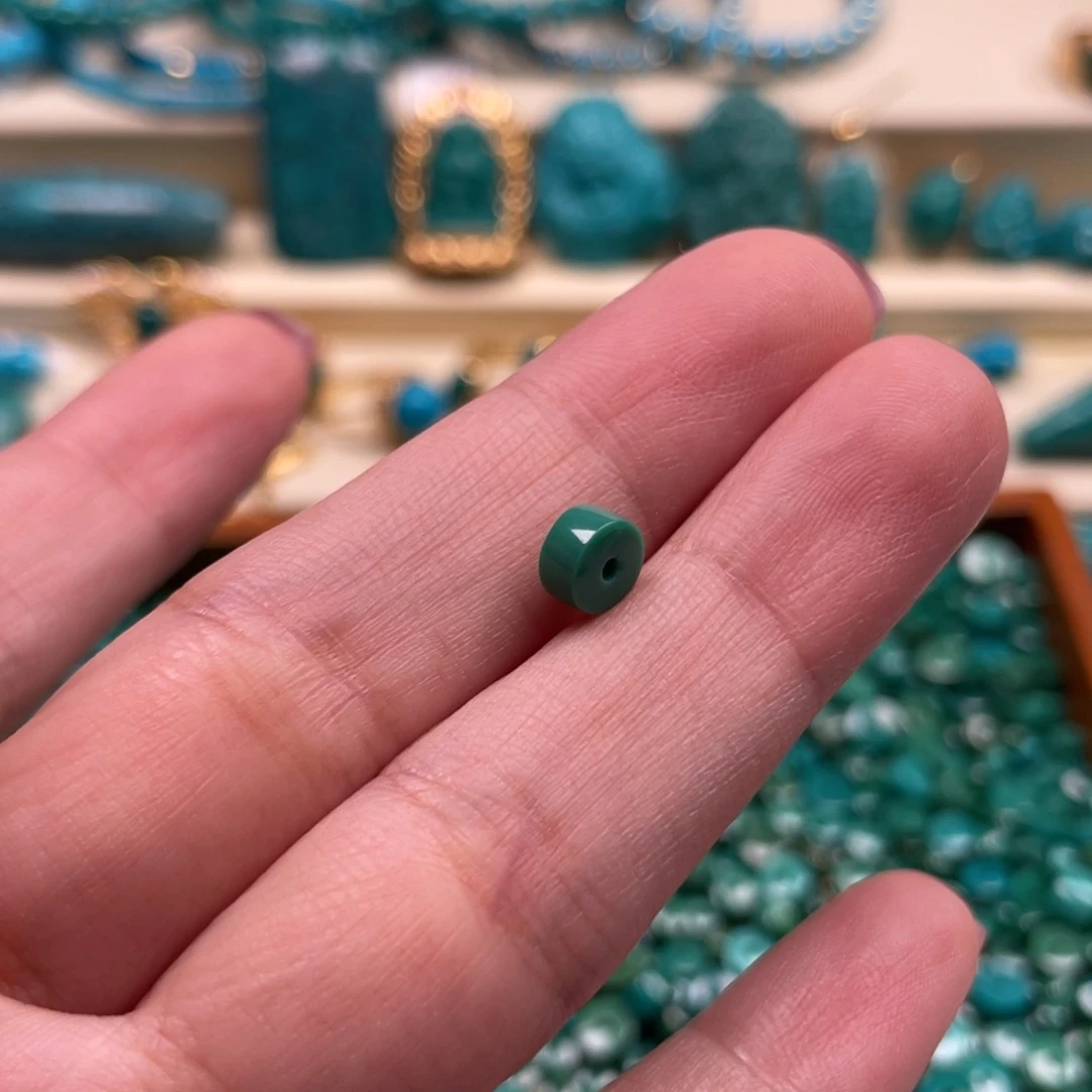 未镶嵌绿松石珠宝奇石不***o