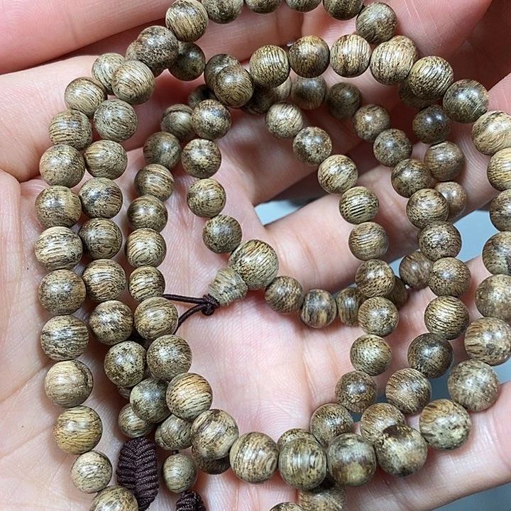 手串沉香5天然野菩萨棋0.7，86