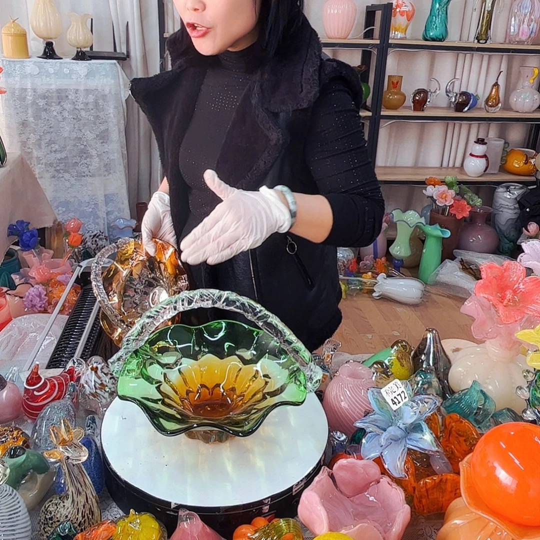 花篮家悦花瓶花器摆件