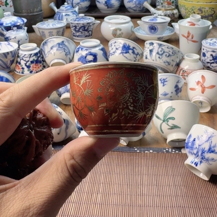 青花瓷器杯子茶器瓷器
