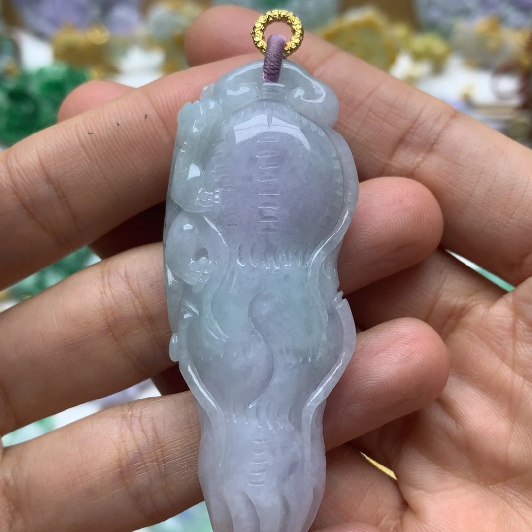 翡翠颈饰未镶嵌 翡翠