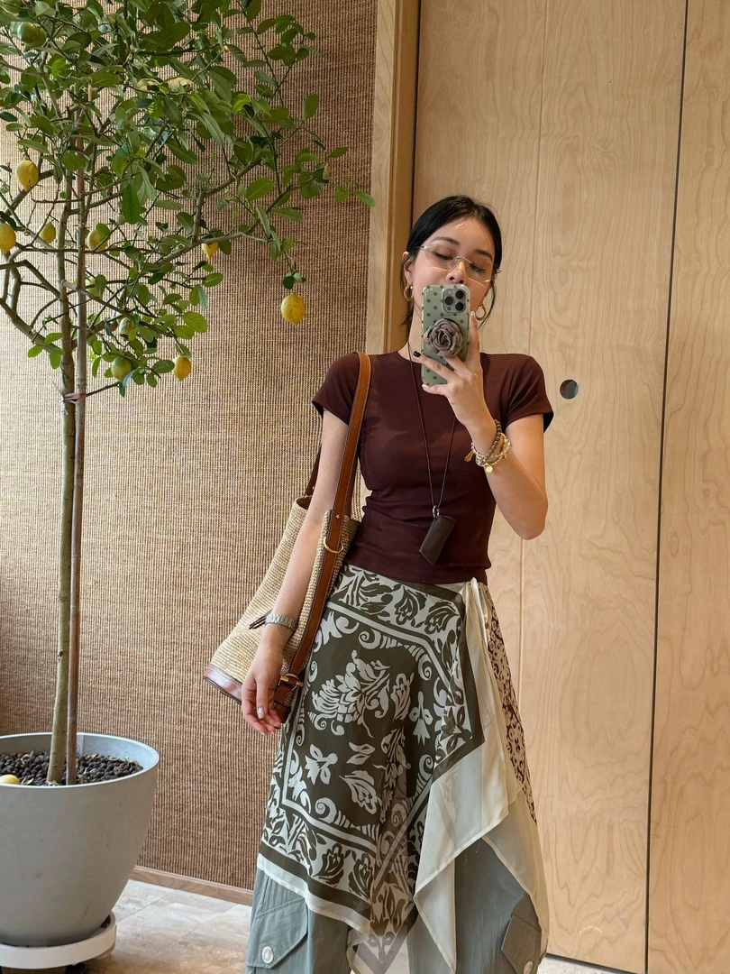 耶耶YEYE |"温柔包裹"简单短袖小T纯色基础上衣17