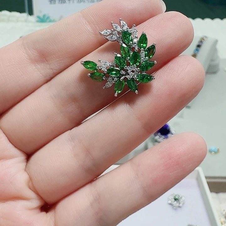 合成立方氧化锆925银吊坠