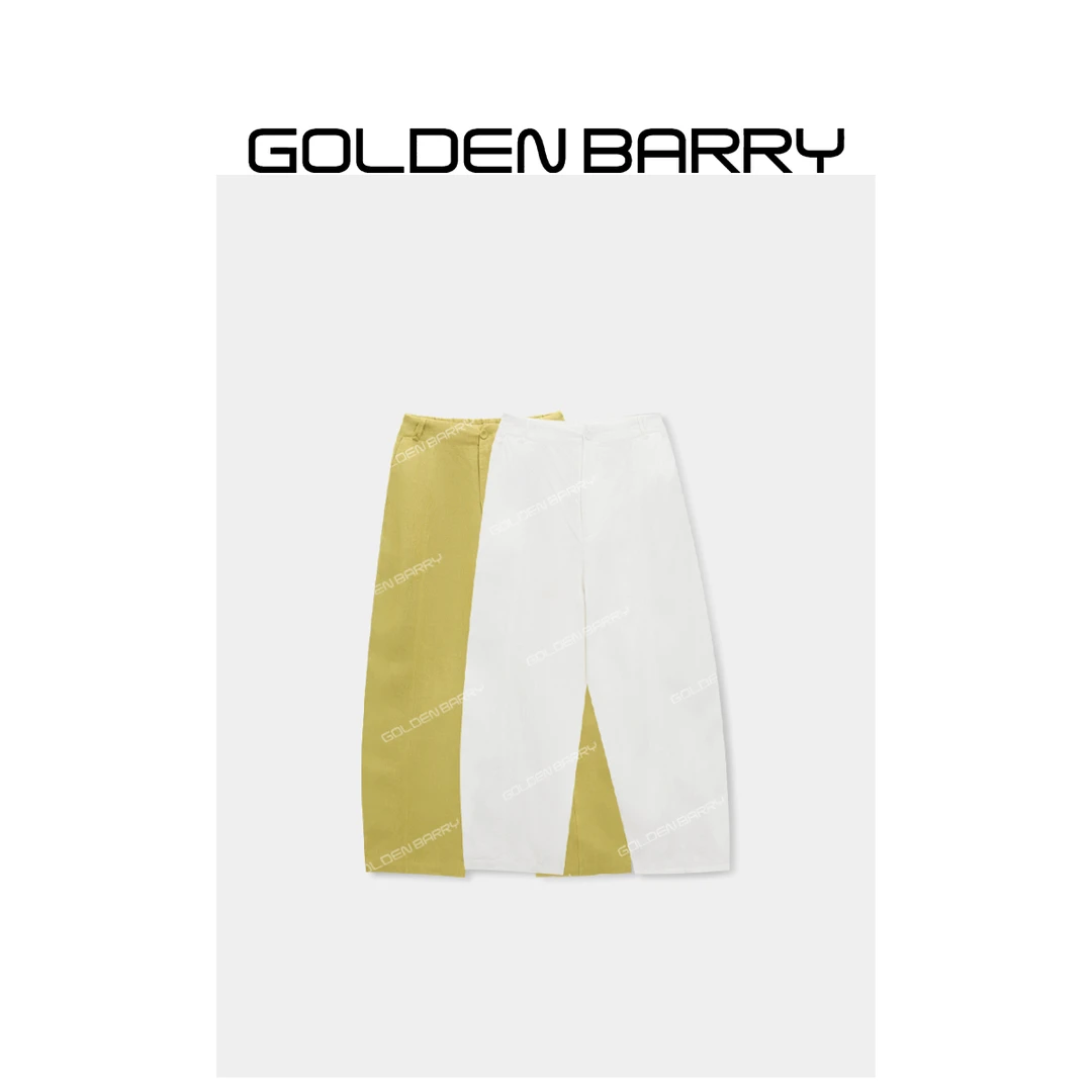 GOLDENBARRY|521050时尚休闲九分镰刀裤