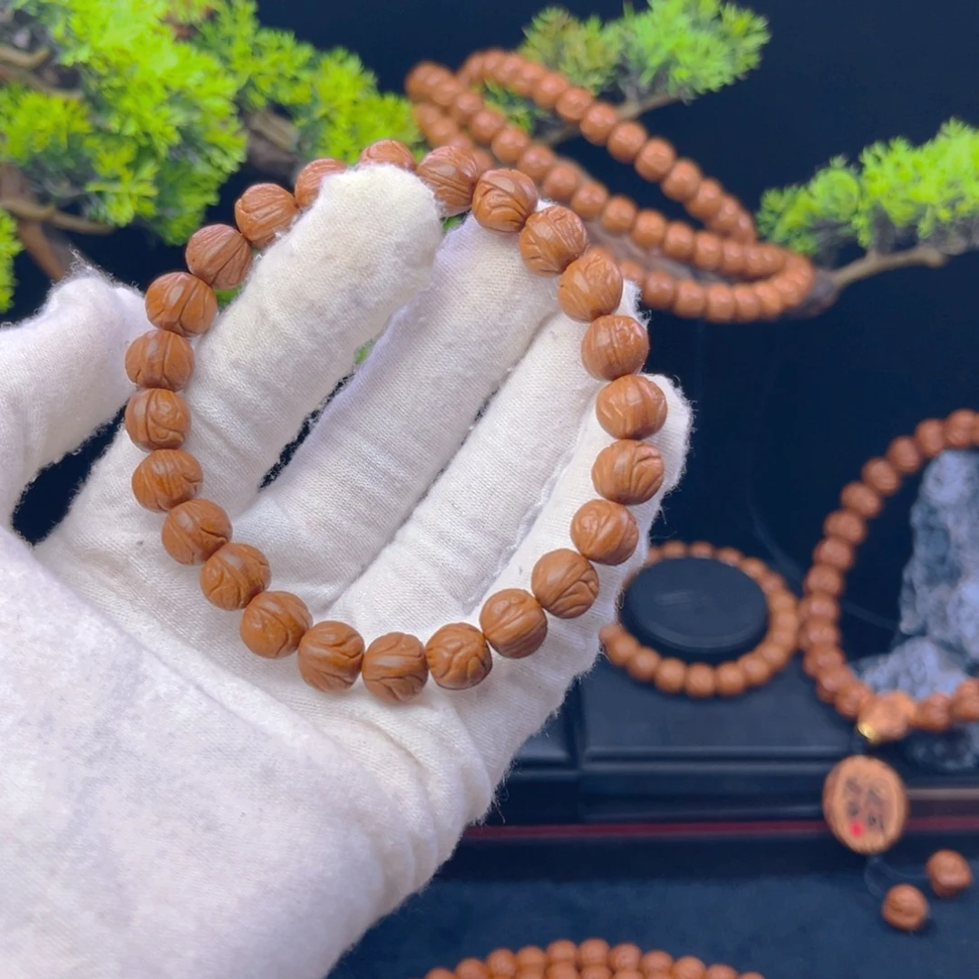 Y***驴桃核吊坠野生桃核