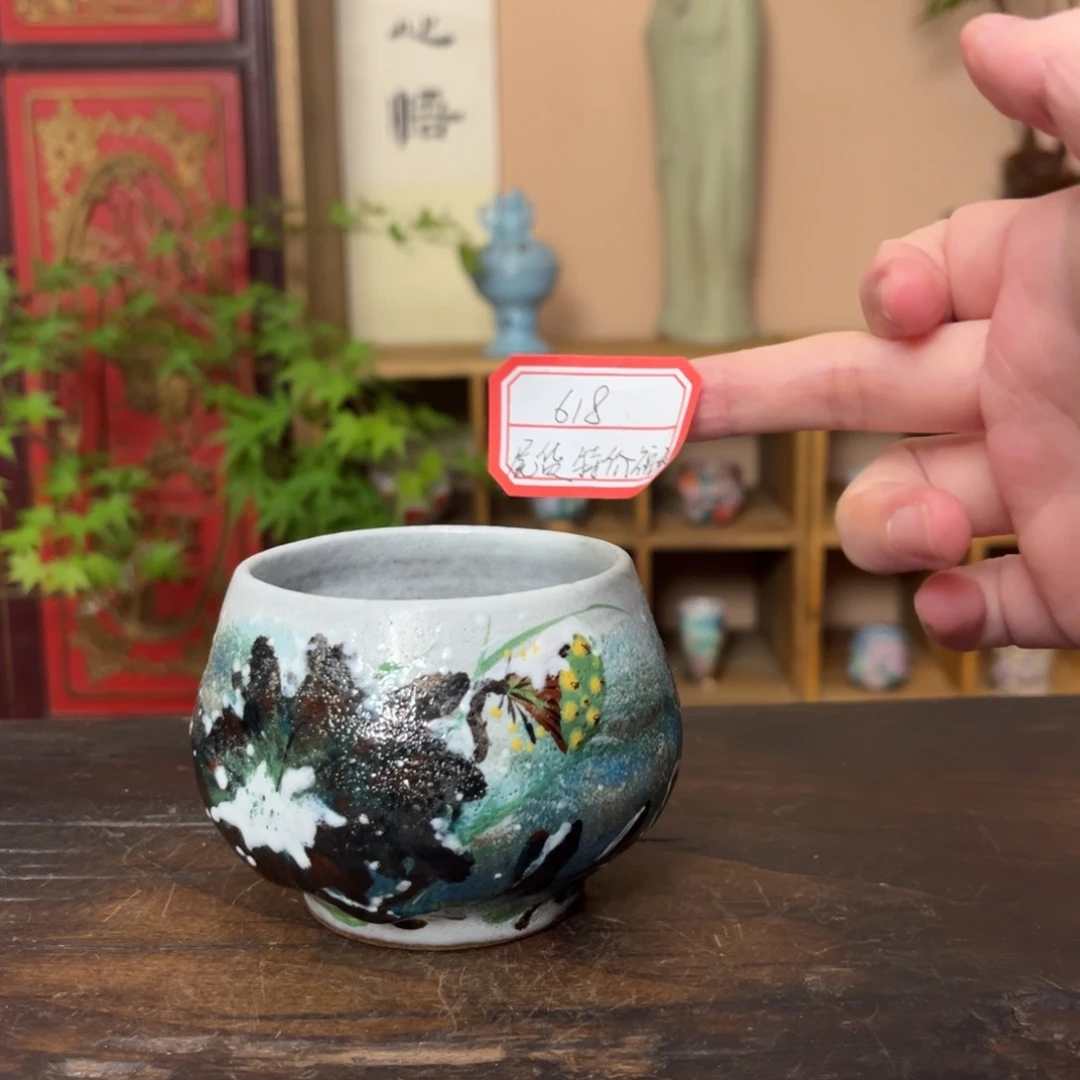 杯柴烧手绘工艺制作