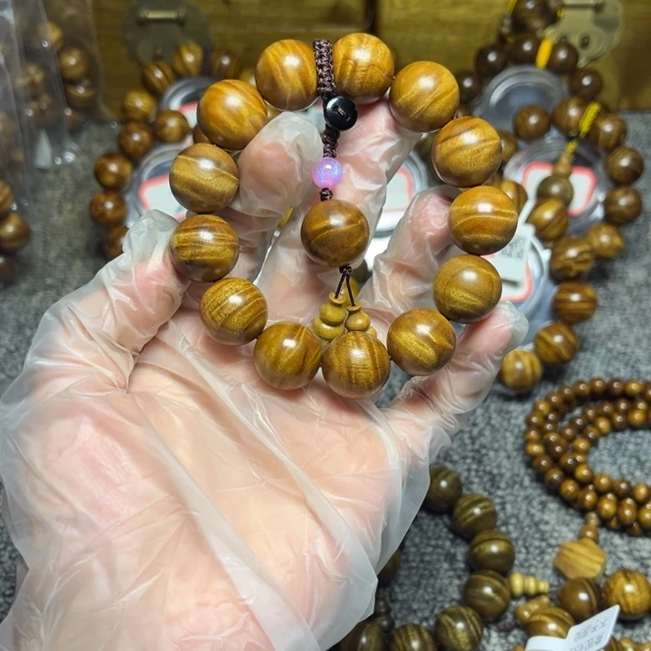 楠木（金丝楠）手串/手链枯木料水波闪电1.8