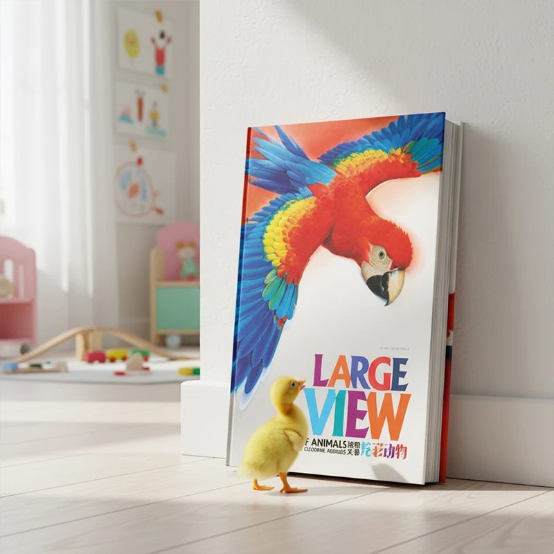 动物地板大书炫彩世界适合0-3岁早教百科启蒙翻翻看绘本双11儿童