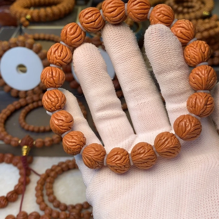 手串桃核秦岭龙纹