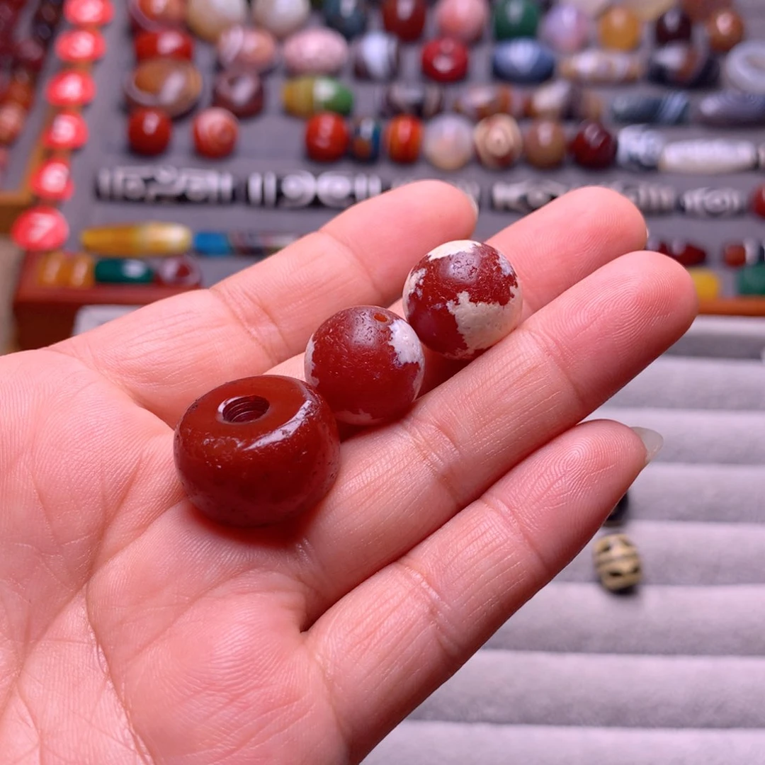 火***杜玛瑙/玉髓颈饰未镶嵌