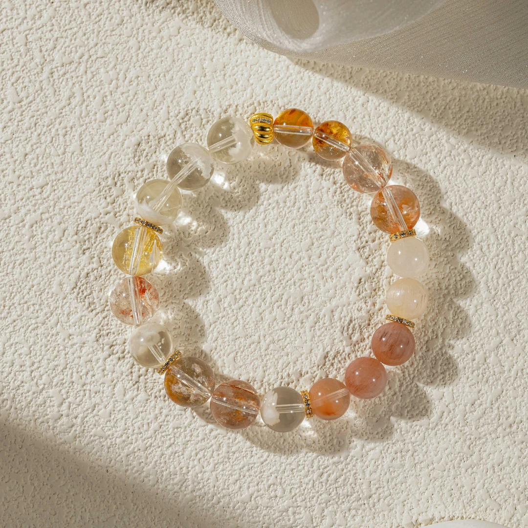 【好上加好】闪灵胶花手串（天然珠宝多样性发其一）