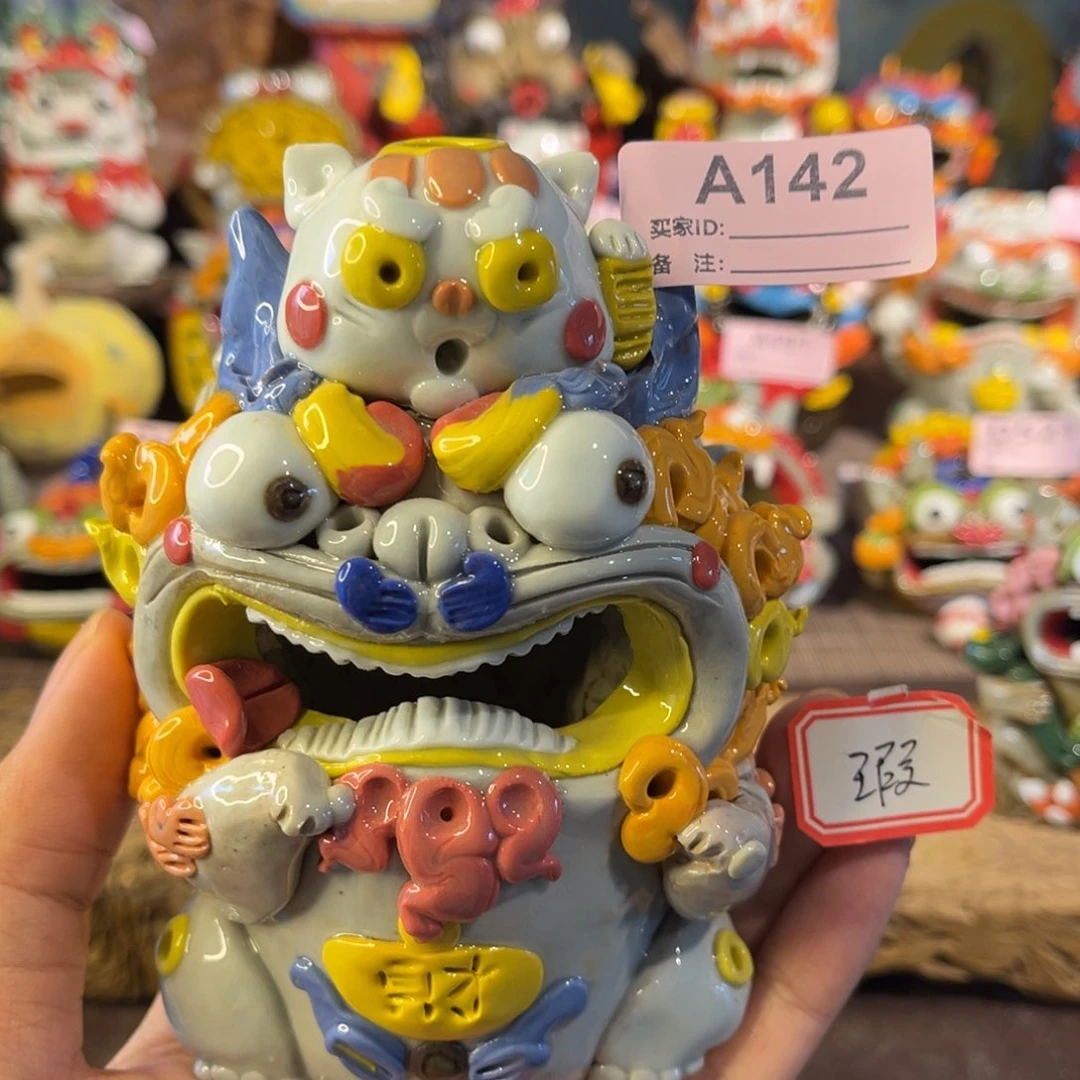 泥塑纯手工茶宠摆件