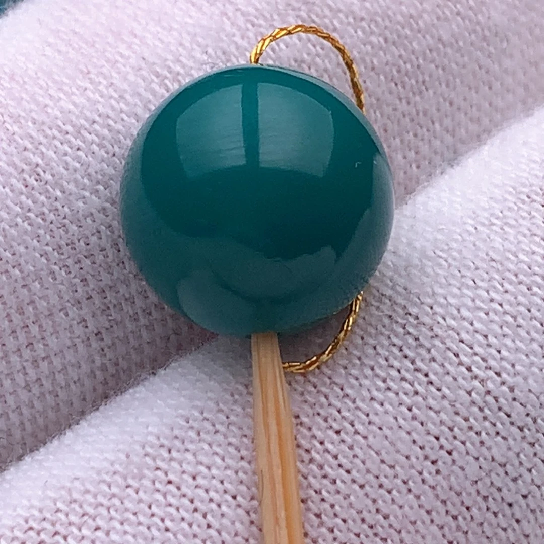 绿松石未镶嵌珠宝奇石11.3mm