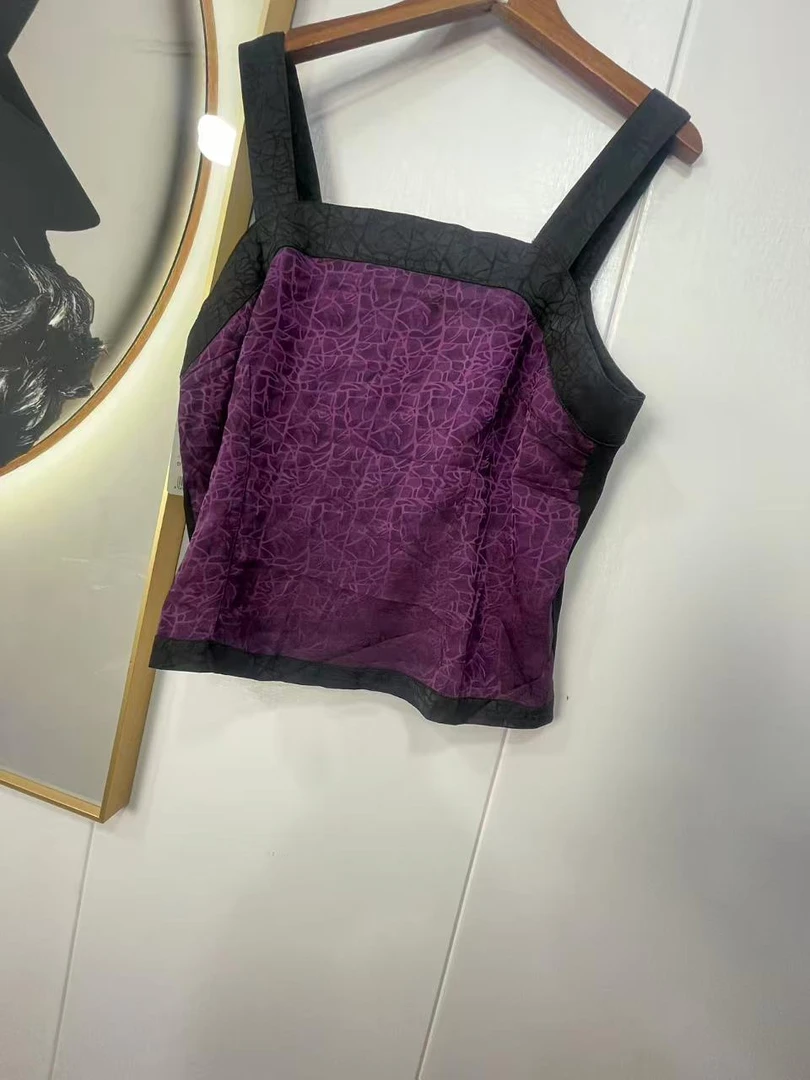 单款单件69-129专用链接夏季新款豹纹吊带上衣背心