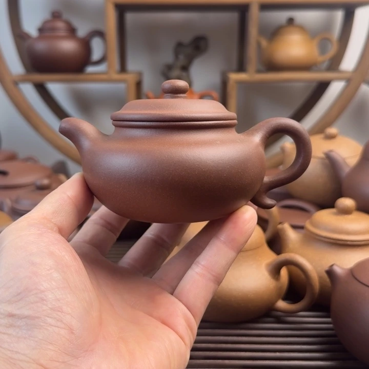 紫砂茶壶仿古200cc台西嫩底槽清